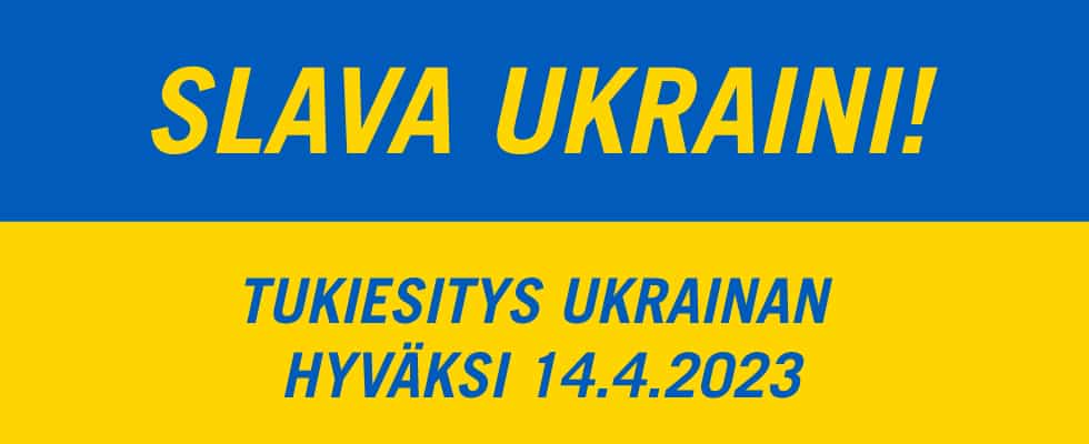 Familjen Bra: Tukiesitys Ukrainan hyväksi